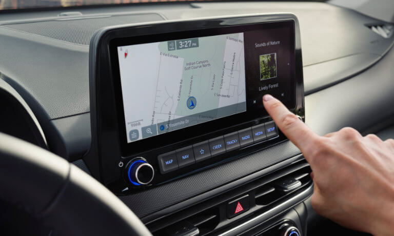 2023 Hyundai Kona interior infotainment screen
