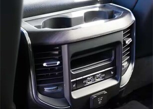 center console rear cubby bin