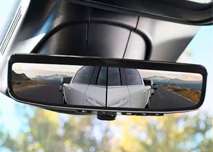 exterior mirror cameras activated