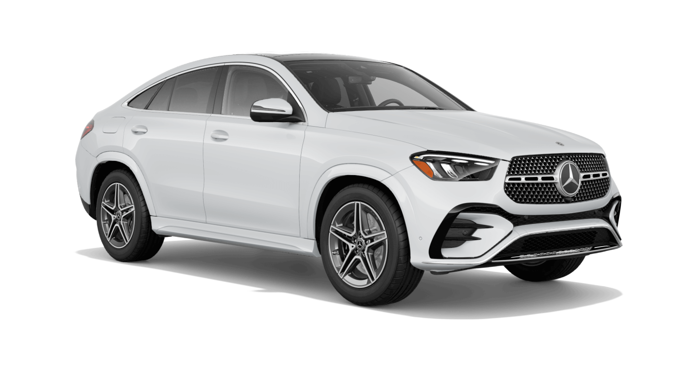 Learn about the Mercedes Benz GLE exterior color options Mercedes Benz GLE in MANUFAKTUR Moonlight White Metallic