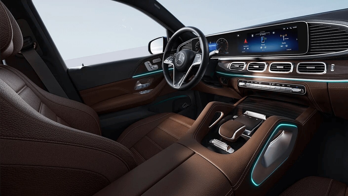 Learn about the Mercedes Benz ENERGIZING Comfort Control System Interior shot of Mercedes-Benz GLE