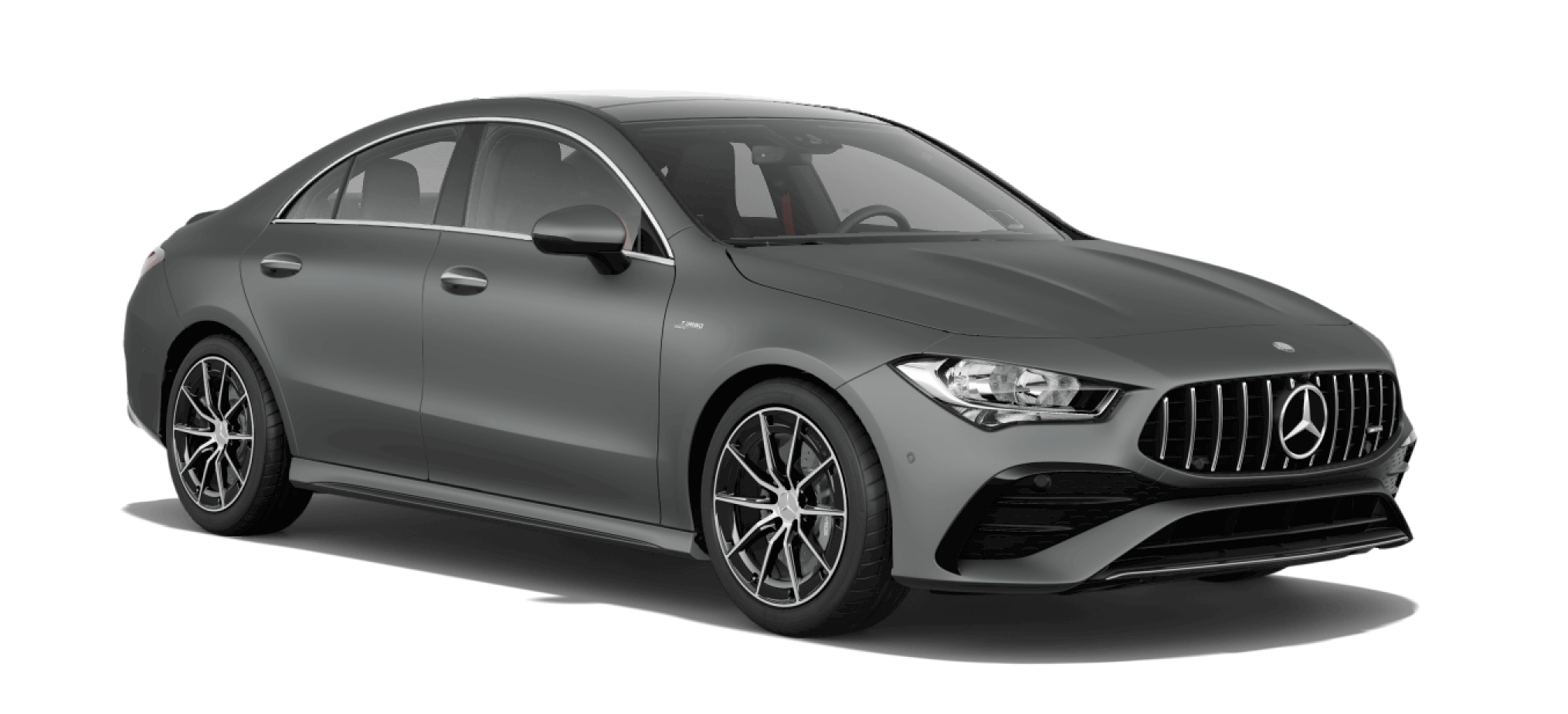 Learn about the 2025 CLA exterior color options 2025 CLA in MANUFAKTUR Mountain Grey Mango (Mercedes-AMG® models only)