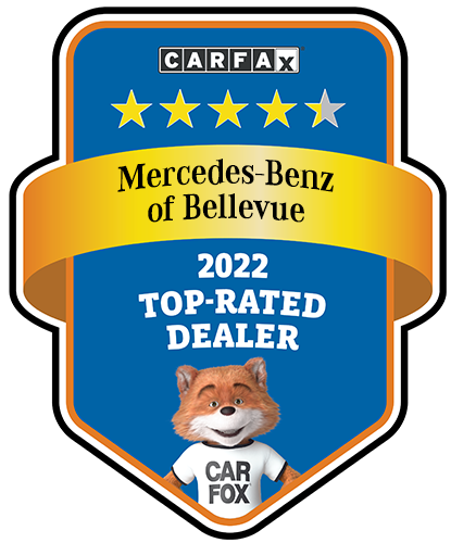 Mercedes-Benz of Bellevue Recognized as a CARFAX Top-Rated Dealer 2022 CARFAX Top-Rated Dealer badge