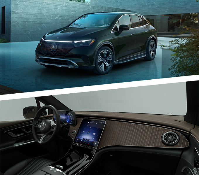 EQE SUV: Interior and Exterior.