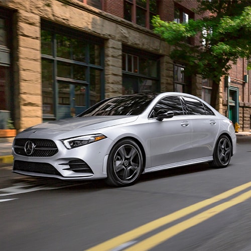Mercedes Benz at bridge