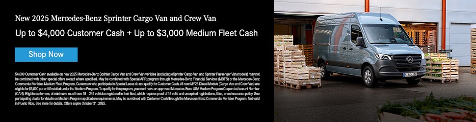 Mercedes-Benz Vans Special Offers