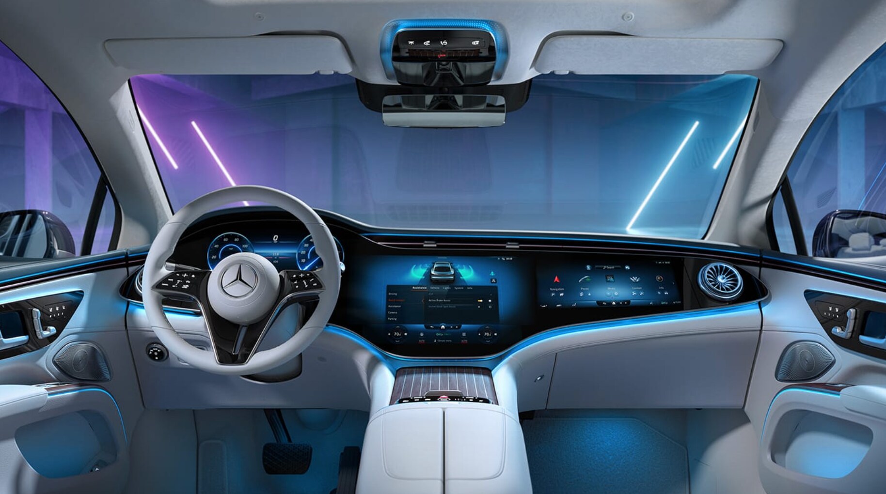 New 2022 Mercedes-Benz EQS Interior- Serving Fayetteville