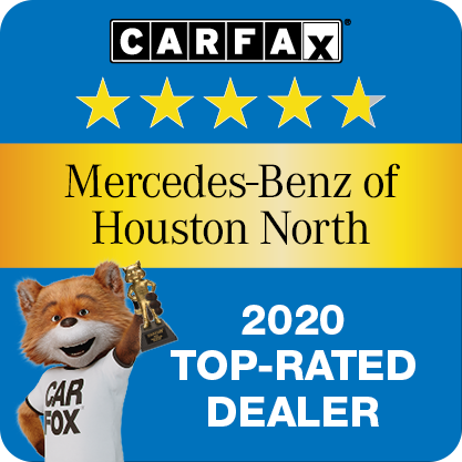 Mercedes-Benz of Houston North Recognized as a CARFAX Top-Rated Dealer 2020 CARFAX Top-Rated Dealer badge