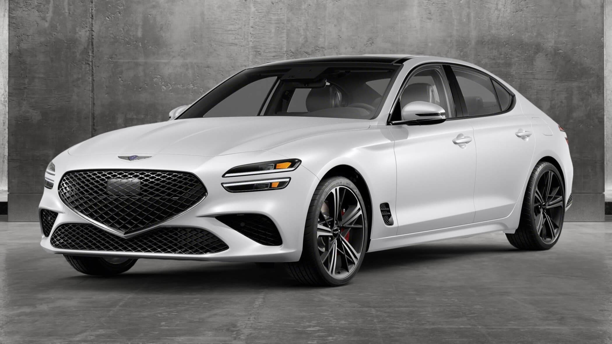 2024 Genesis G70 Genesis G70 in Uyuni White