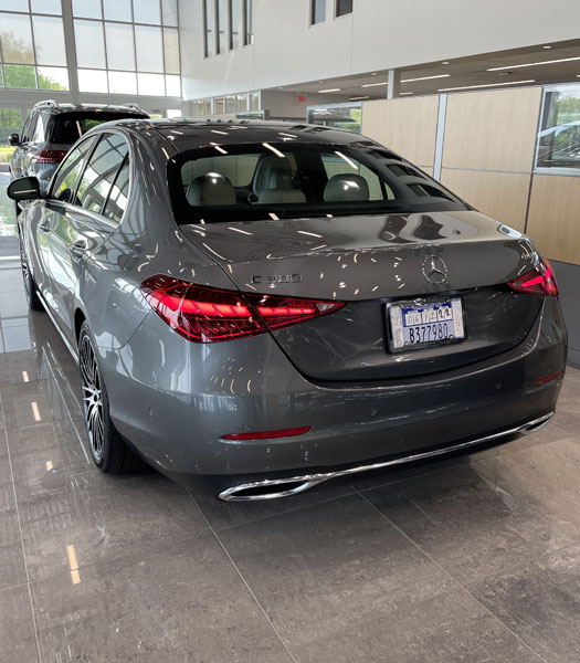 2022 Mercedes-Benz C-Class Rear Angle