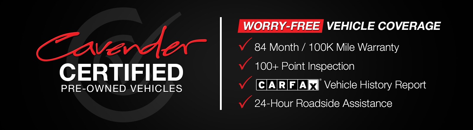 Cavender Certified Pre-Owned Vehicles