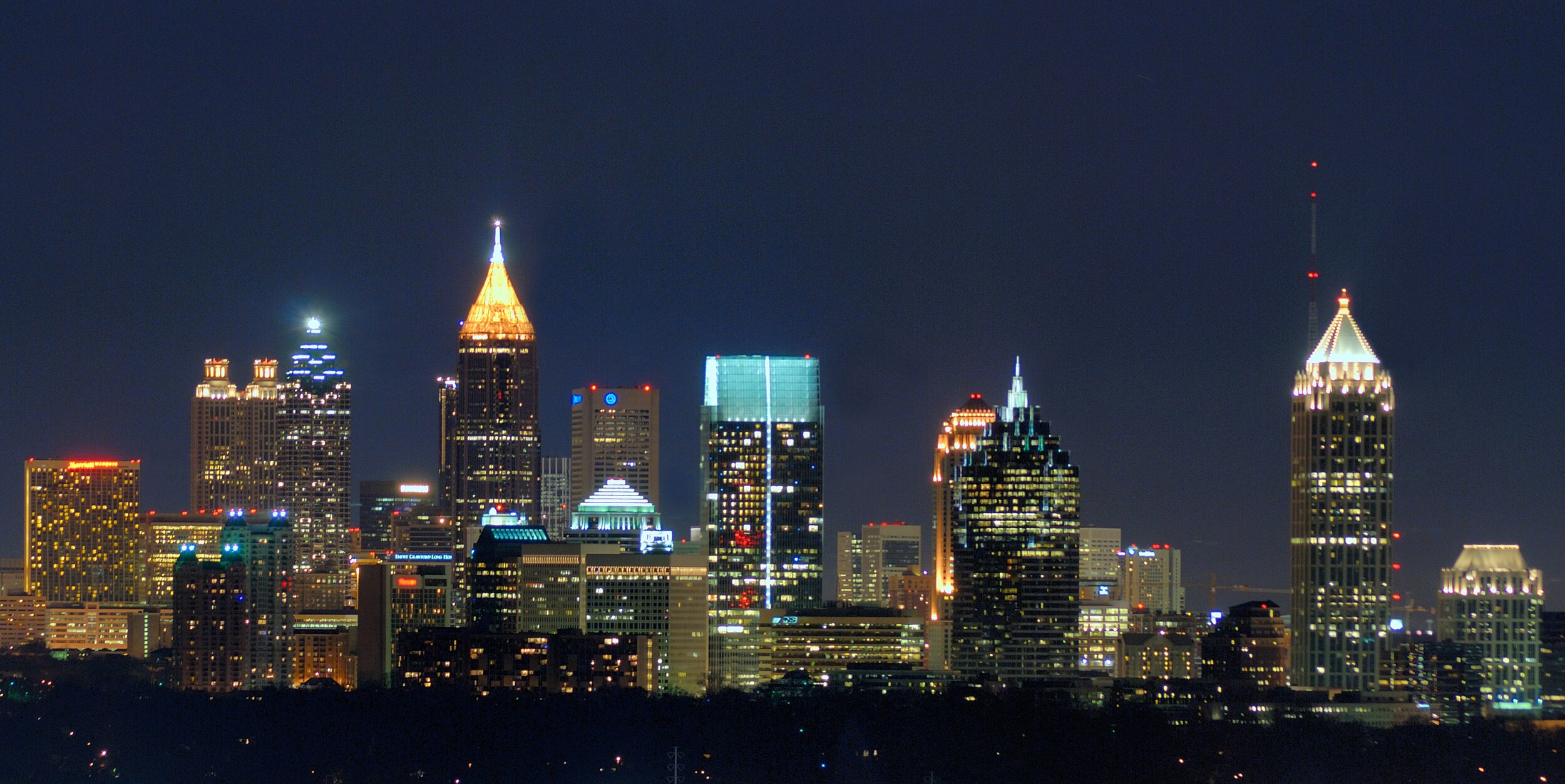 View of the Skyline from Buckhead, GA