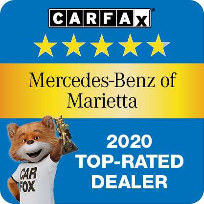 Mercedes-Benz of Marietta Recognized as a CARFAX Top-Rated Dealer 2020 CARFAX Top-Rated Dealer badge