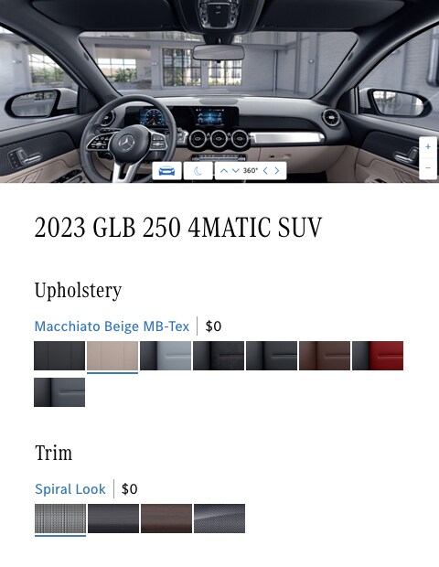 Interior upholstery and trim Mercedes-Benz Interior upholstery and trim