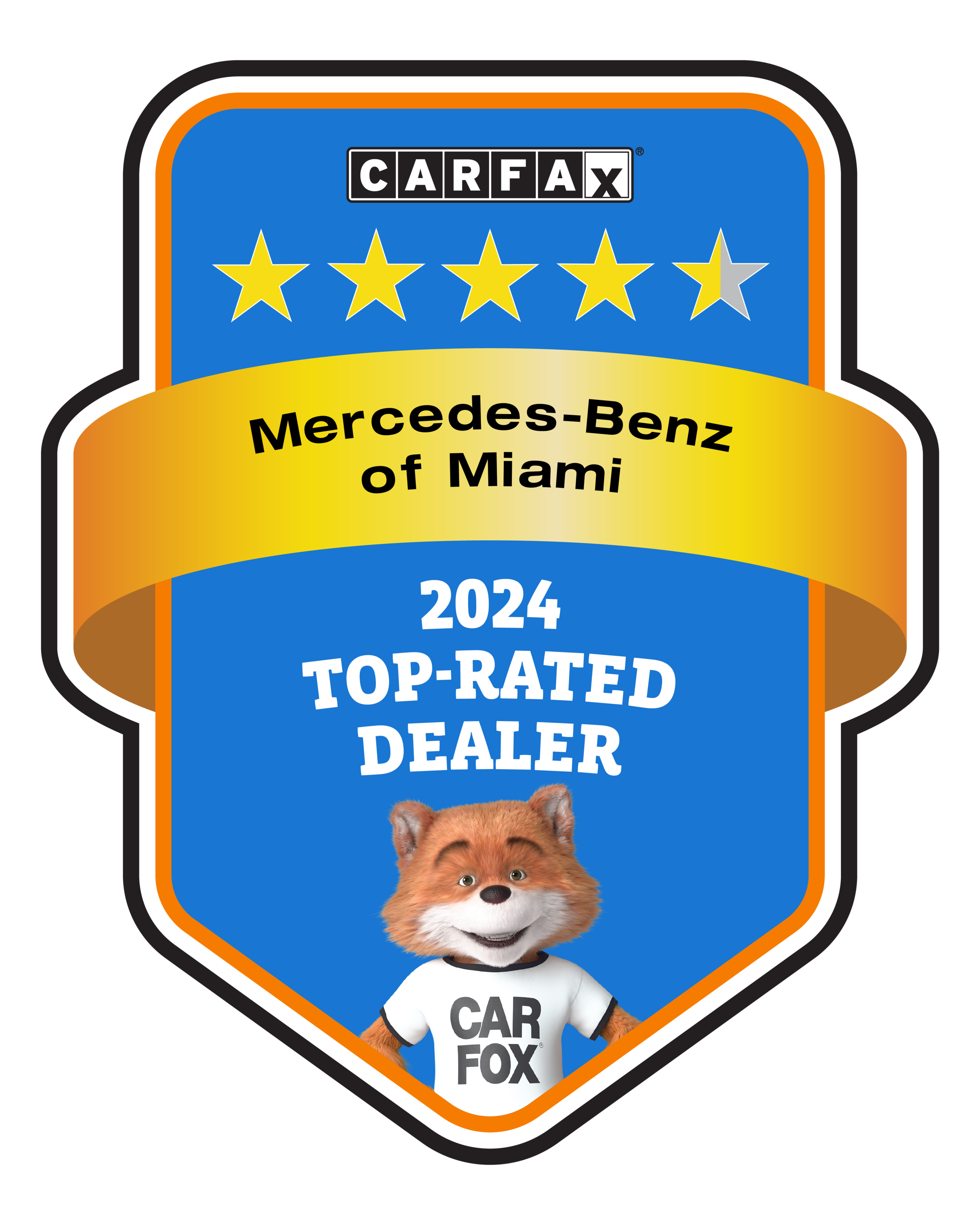 Mercedes-Benz of Miami CARFAX Top-Rated Dealer badge