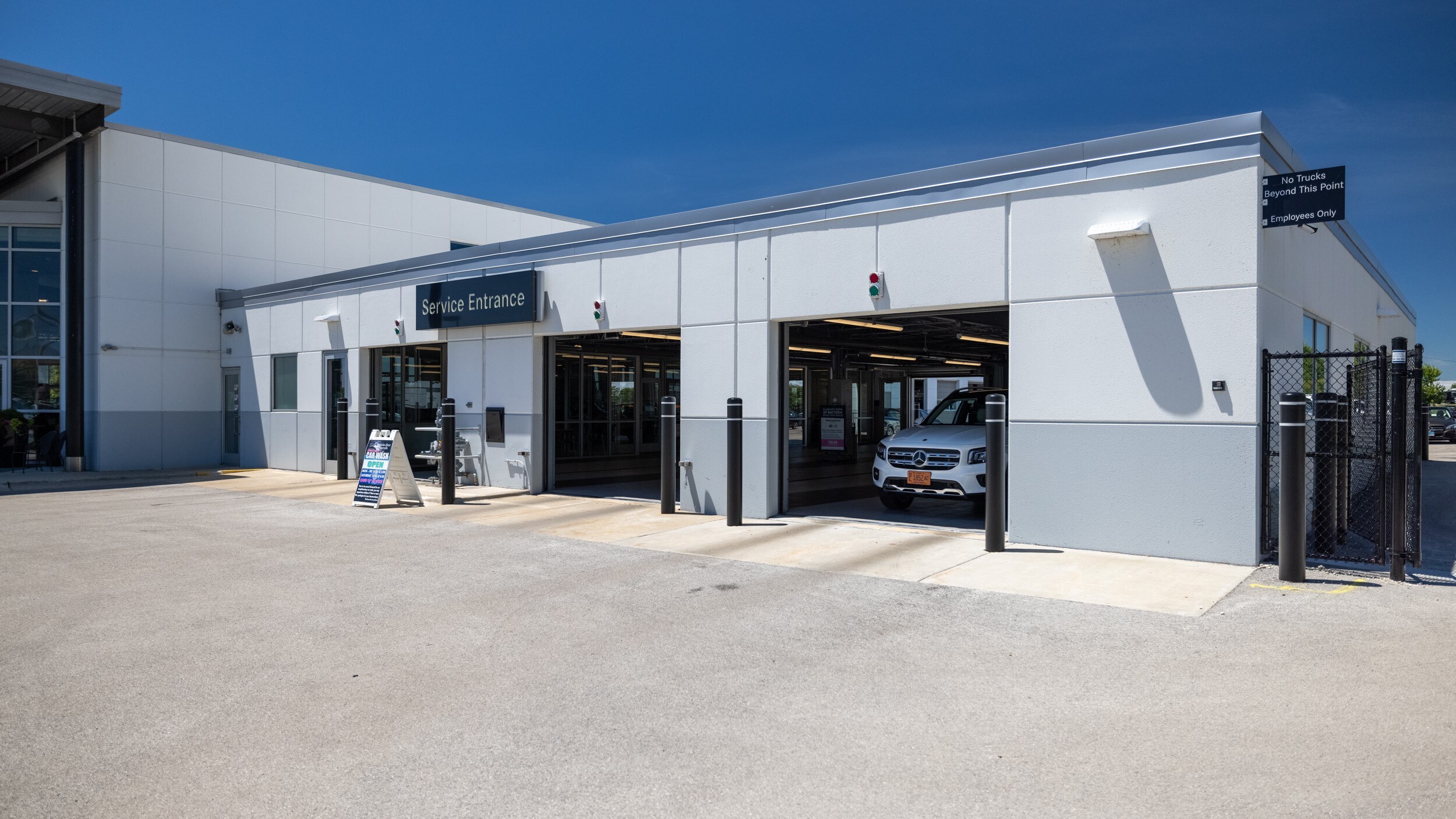Mercedes-Benz of Naperville offers Mercedes-Benz sales, service, and parts in Naperville Exterior view of Mercedes-Benz of Naperville
