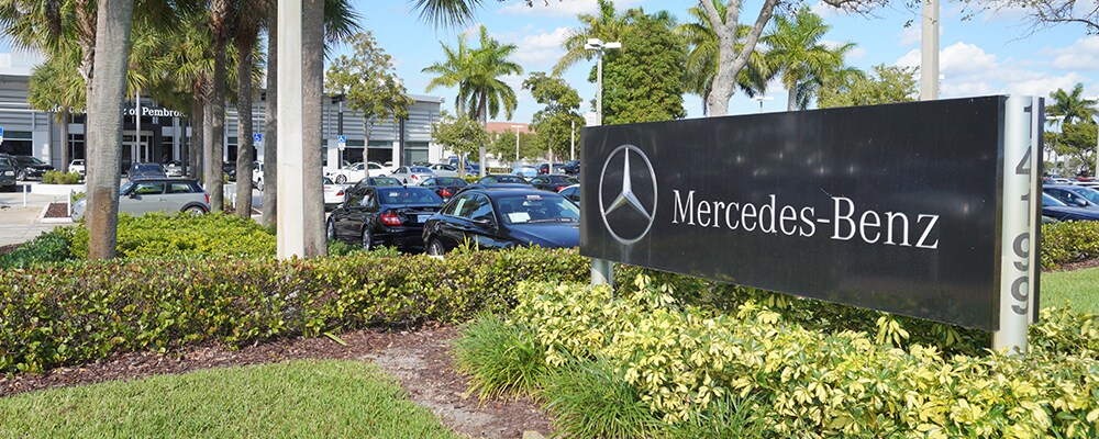 Fort Lauderdale Area Mercedes-Benz Dealership Exterior view of Mercedes-Benz of Pembroke Pines serving Fort Lauderdale