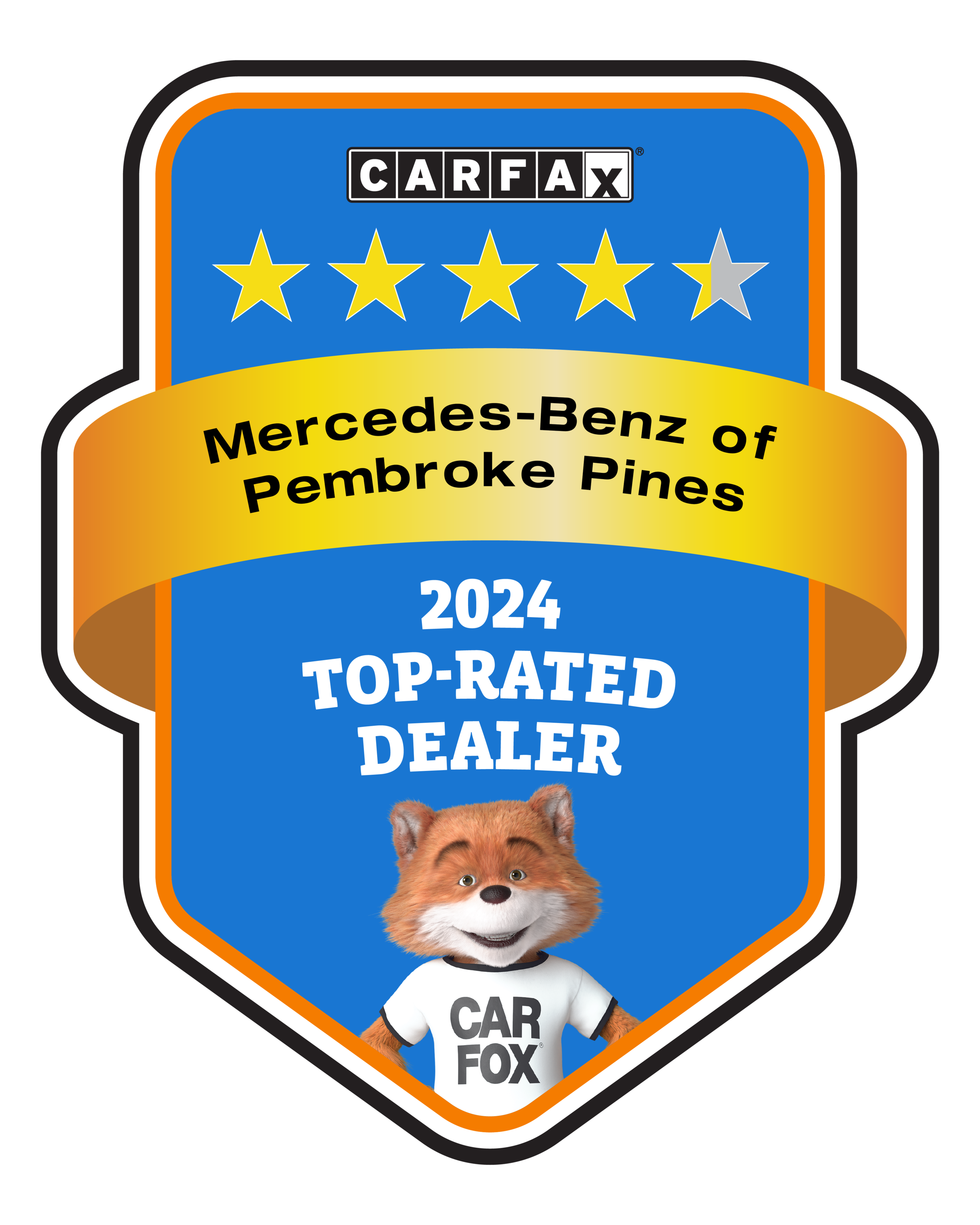 Mercedes-Benz of Pembroke Pines CARFAX Top-Rated Dealer badge