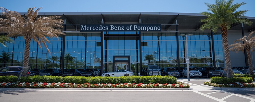 Pompano Beach Area Mercedes-Benz Dealership Exterior view of Mercedes-Benz of Pompano serving Pompano Beach