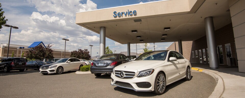 Mercedes-Benz of Reno Service Center Mercedes-Benz of Reno service center entrance