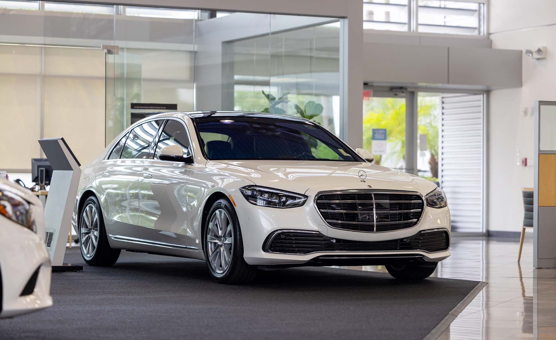 Find out about financing at Mercedes-Benz of Sarasota Interior view of Mercedes-Benz of Sarasota