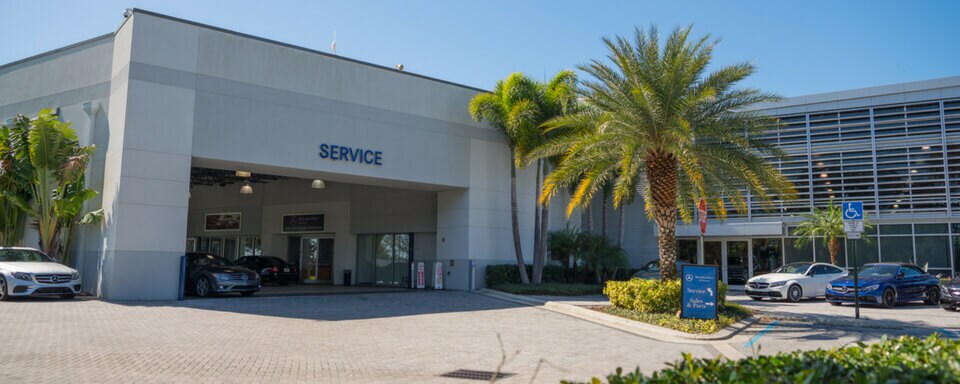Mercedes-Benz of Sarasota Service Center Mercedes-Benz of Sarasota service center entrance