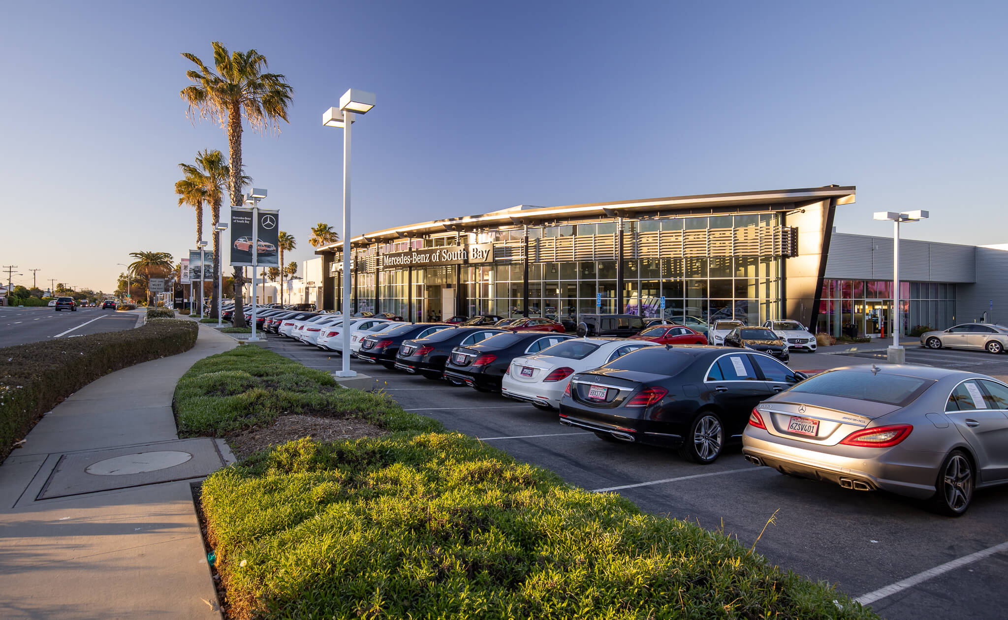 Find great Mercedes-Benz cars and SUVs at Mercedes-Benz of South Bay Exterior view of Mercedes-Benz of South Bay