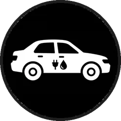 Hybrid vehicle icon