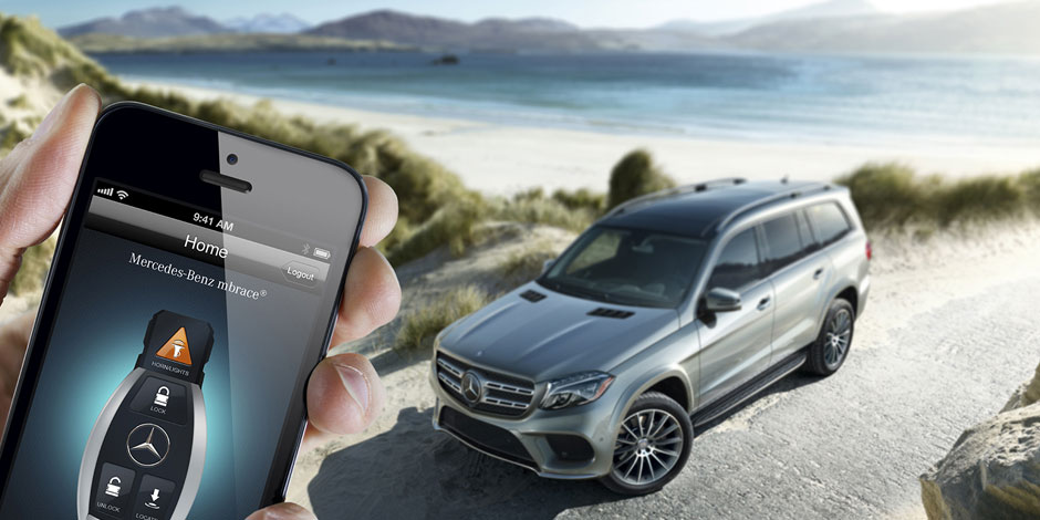 mbrace technology included in GLS at Plaza Motors West