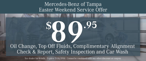 Mercedes-Benz Oil Change Coupon