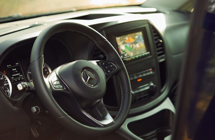 Mercedes-Benz Metris Getaway steering wheel