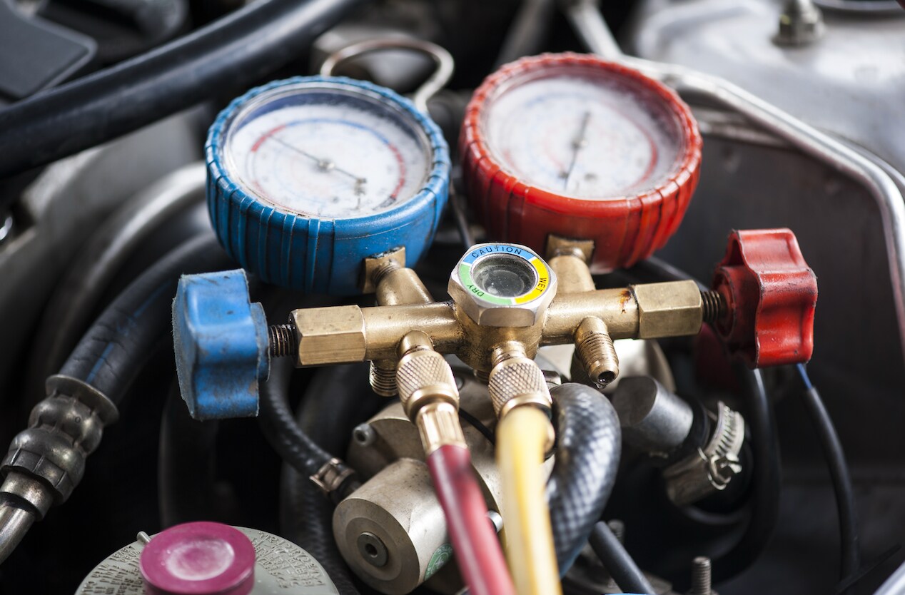 Car air conditioning repair.