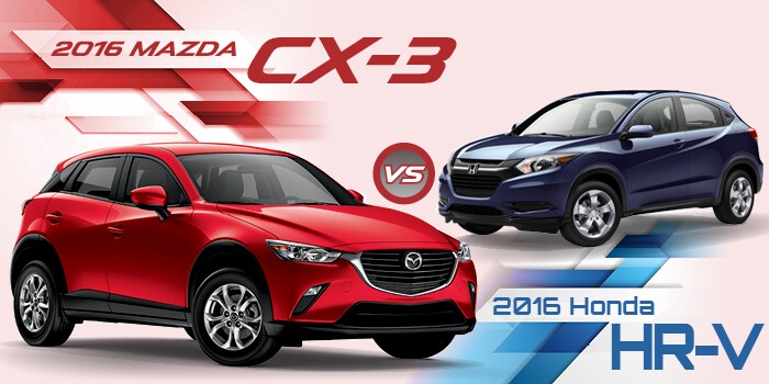 2016 Mazda CX-3 vs. 2016 Honda HR-V