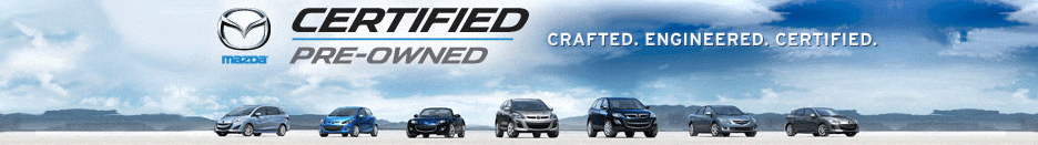 Mazda Certified Pre-Owned Banner.