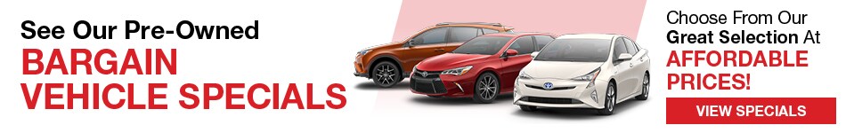 Bargain Vehicle Specials