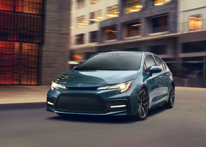 New Toyota Corolla Exterior Features New Corolla front view