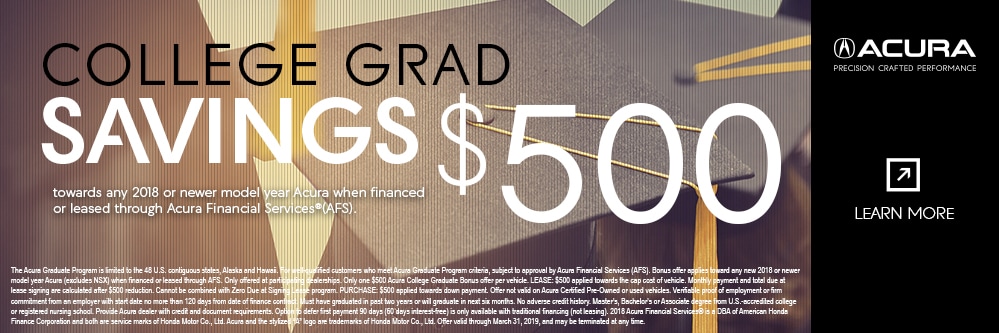Acura College Grad Program in Miami FL