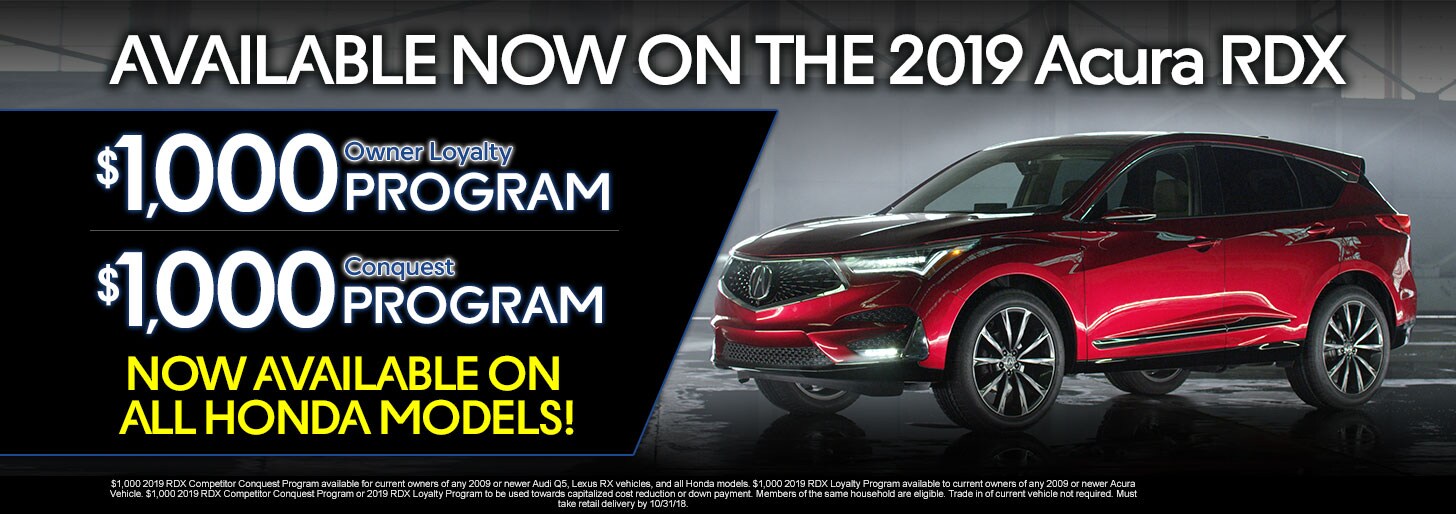 2019 Acura RDX Loyalty Programs in Miami FL