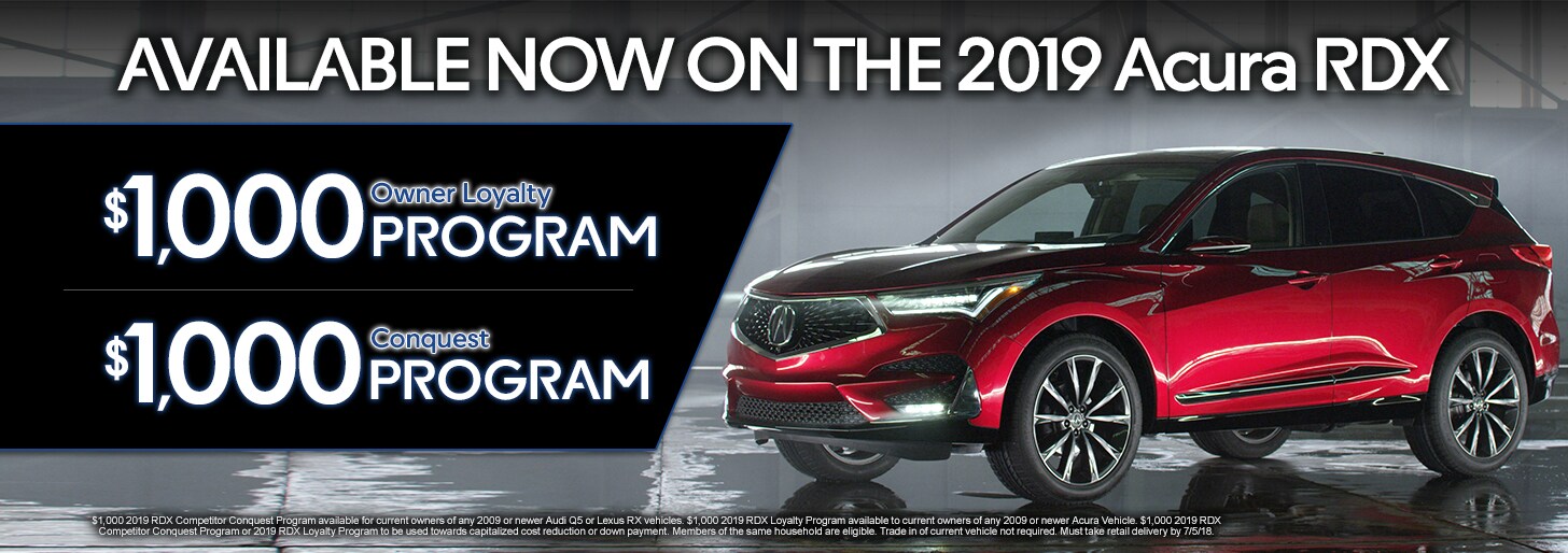 2019 Acura RDX Loyalty Programs in Miami FL