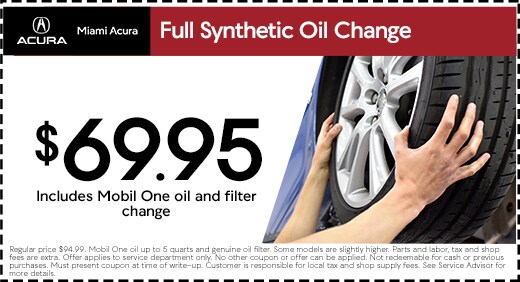 Synthetic Oil Change