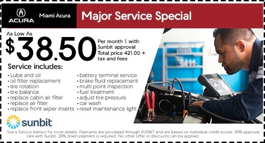 Major Service Special in Miami, FL
