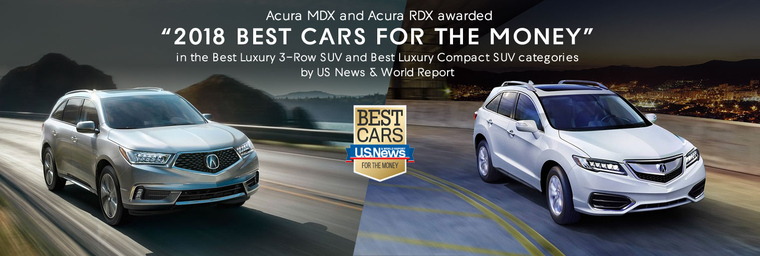 Acura MDX and RDX 2018 Best Cars for the Money in Miami FL