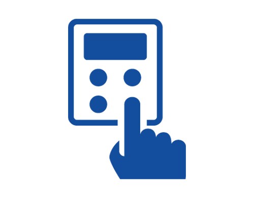 Calculate Your Payment - Michael's Subaru of Bellevue Calculate Your Payment - A hand typing on a calculator - Michael's Subaru of Bellevue