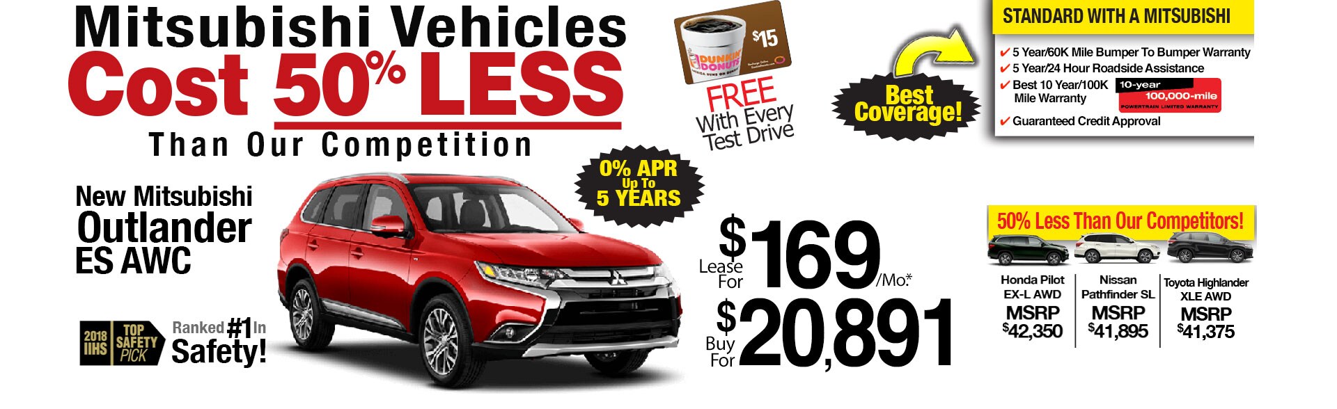 New Mitsubishi Outlander ES AWC Lease Special at Michaud Mitsubishi New Mitsubishi Outlander ES AWC Lease Special at Michaud Mitsubishi