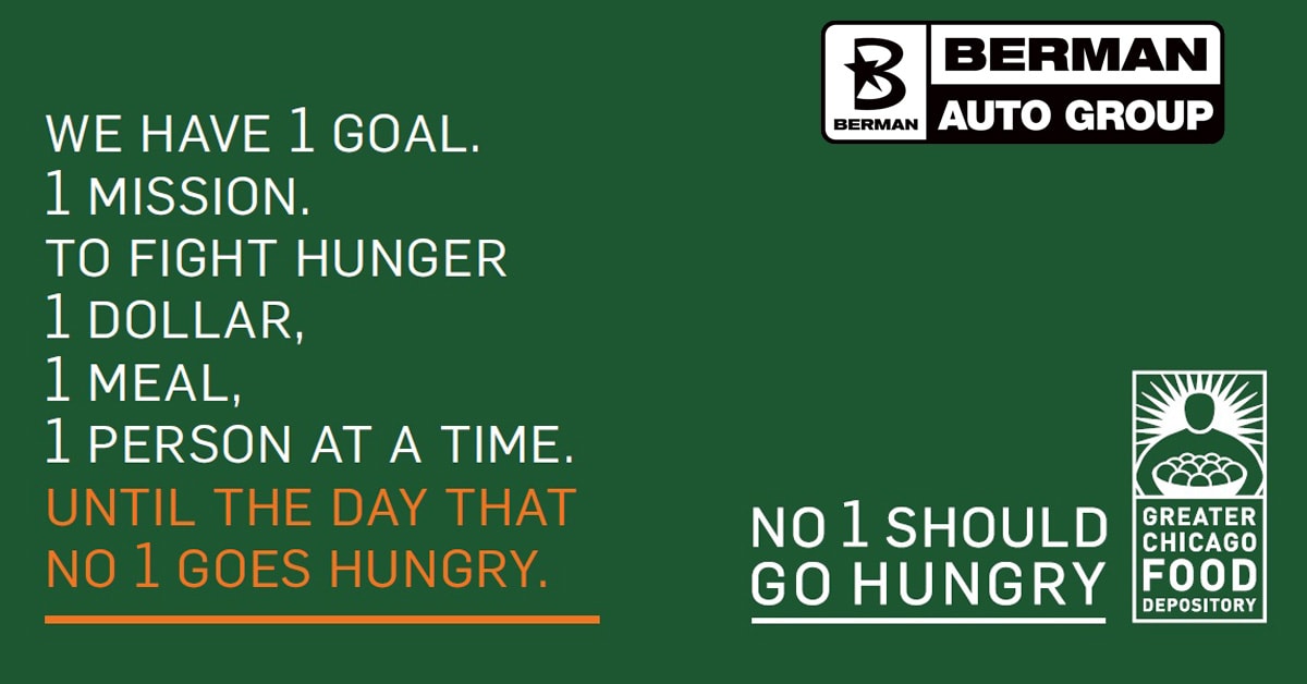 Berman Auto Group Food Drive with Greater Chicago Food Depository