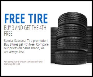 New automotive tire sale