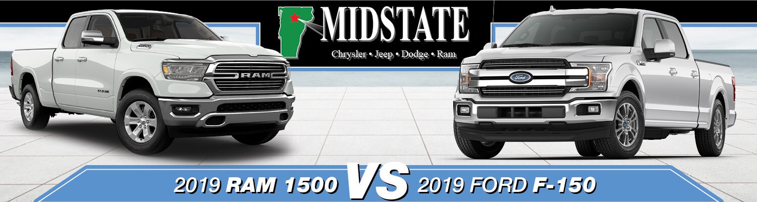 2019 RAM 1500 vs. 2019 Ford F-150