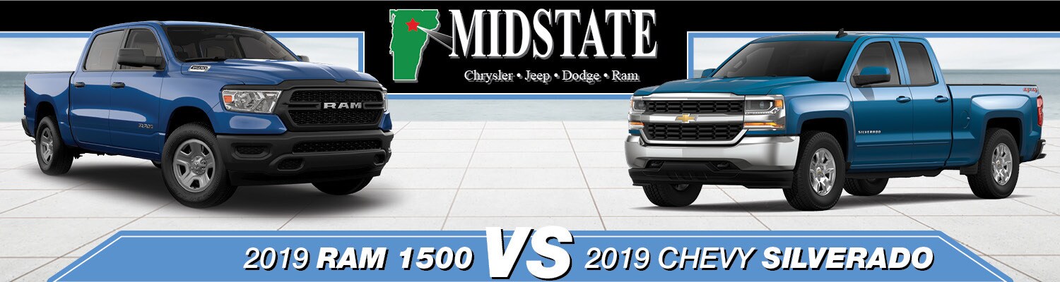 2019 Ram 1500 vs. 2019 Chevy Silverado