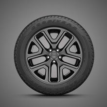 18-Inch Gloss Black Aluminum Wheels