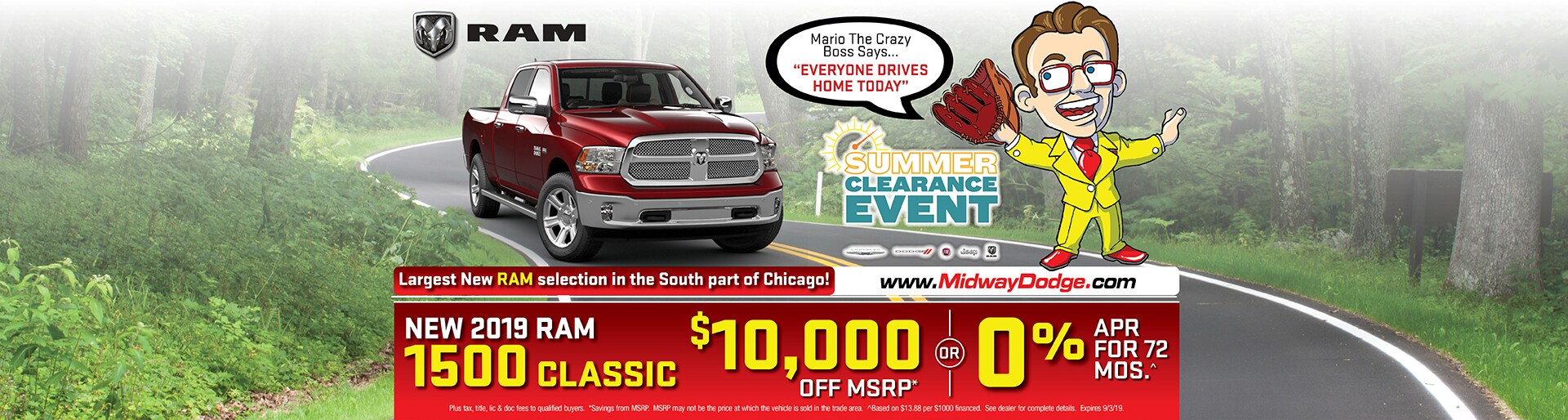 Red 2019 Ram 1500 Classic